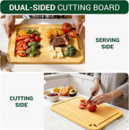 13 x 9.5 inch Bamboo Cutting Boards - Image 5