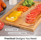 Hiware Extra Large Bamboo Cutting Board - Image 5