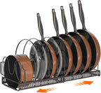 MUDEELA Pots and Pans Organizer Rack by MUDEELA