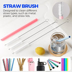 6 Pack Holikme 4 in 1 Cup Lid Cleaning Brush Set - Image 5