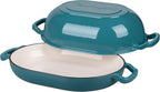 VORRINGARD Enameled Cast Iron Sourdough Bread Oven, Dutch Oven, Loaf Cast Iron - Image 5