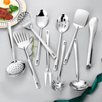 Lazycorner Kitchen Utensils Set, Potato Masher, Pasta Server, Soup Ladle - Image 7