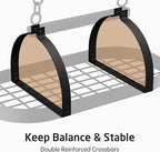 KES Ceiling Pot Rack 34-Inch Hanging Pot Rack - Image 4