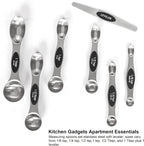 Magnetic Measuring Spoons Set Stainless Steel - Image 7