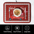 Happy Valentine's Day Dish Drying Mat - Image 4