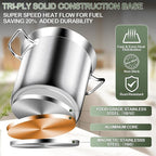 Stainless Steel Stock Pot, 100 QT Large Stock Pot - Image 3