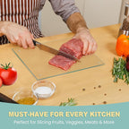 VASUHOME Tempered Glass Cutting Board - Image 5