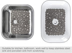 Bligli Pebble Sink Mat for Stainless Steel/Ceramic Sinks, 2 Pack PVC Sink - Image 8