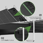Large 2 Tier Dish Drying Rack, Extendable Dish Rack, Stainless Steel Anti-Rust - Image 9