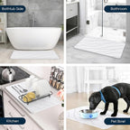 Closefriend Diatomaceous Earth Stone Bath Mat, Quick Dry Non-Slip Super - Image 6
