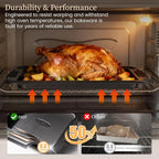 Kikcoin 25 PCS Stackable Baking Pans Set, Non-stick Bakeware Sets - Image 5