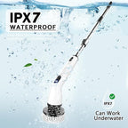 TUYU Electric Spin Scrubber, Full-Body IPX7 Waterproof Bathroom Scrubber - Image 6