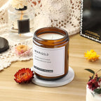 24 Pack, 8 OZ Thick Amber Candle Jars - Image 6