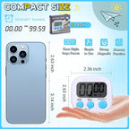 Mwellewm Kitchen Timer 6 Packs Digital Timers - Image 3