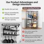 5-Tier Pot and Pan Organizer Rack - Image 5