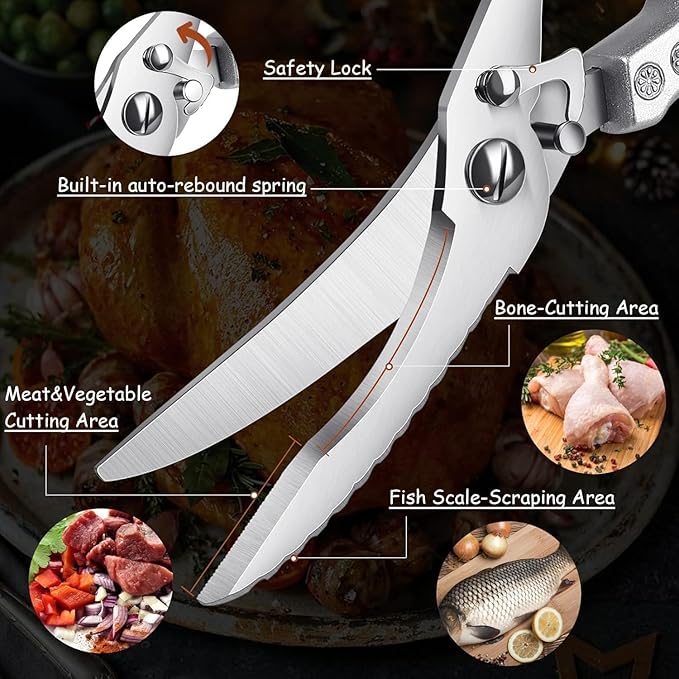 Dream Reach Heavy Duty Poultry Shears - Image 4