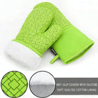 Oven Mitts and Pot Holders Sets 6pcs, Kitchen Oven Glove, High Heat Resistant - Image 2