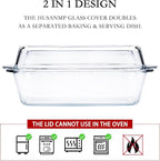 Rectangular Tempered Glass Casserole Dish - Image 3