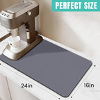 WISELIFE Coffee Mat Super Absorbent Dish Drying Mat - Image 2