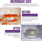 L.I.Q Silicone Splatter Guard – Fits 8 and 10 Inch Pots – Microwave Safe and - Image 9