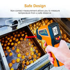 DEASOMIYE Infrared Thermometer Gun, -58°F~1112°F Laser Thermometer Temperature - Image 5