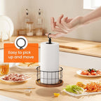 Homode Paper Towel Holder Stand, Countertop Paper Towel Holder - Image 2