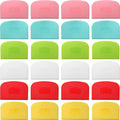 Uiifan 24 Pcs Plastic Bench Scraper by Uiifan