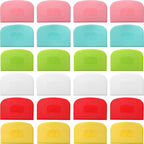 Uiifan 24 Pcs Plastic Bench Scraper by Uiifan