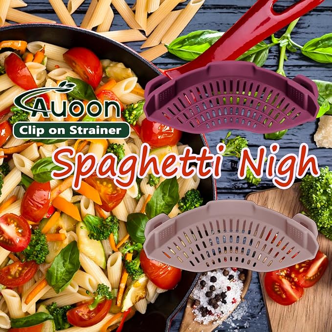 AUOON Silicone Clip on Strainer - Image 4