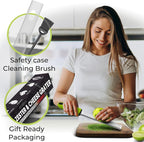 Stainless Steel Cheese Grater & Lemon Zester w/Extra Sharp Blade - Image 2
