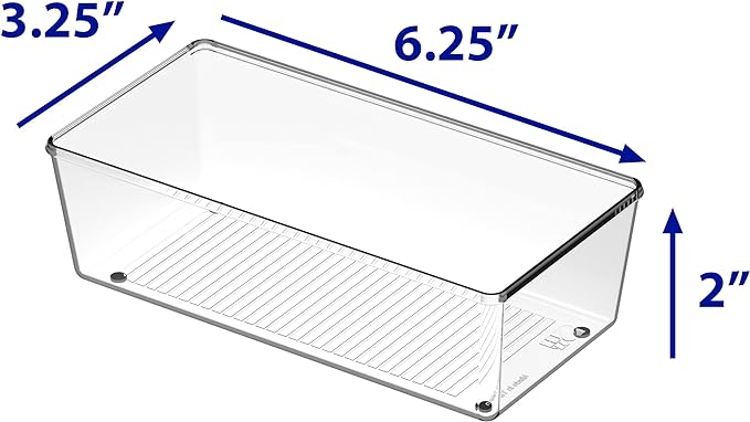 Simple Houseware Clear Drawer Organizer - Image 5