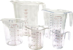 Winco 5-Piece Measuring Cup Set, Polycarbonate by Winco