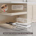 Magheo 2 Pack Pots and Pans Organizer Under Cabinet - Image 6