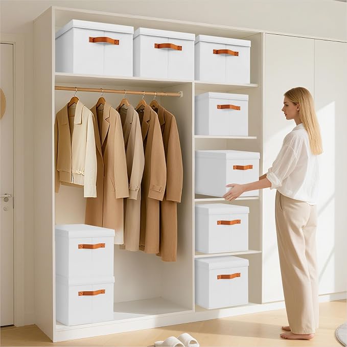 Homsorout Storage Bins with Lids - Image 2