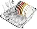 Sink Dish Drainer Rack, Expandable 304 Stainless Steel Dish Drying Rack by BTLATHA