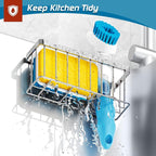 MURLONG Sponge Holder for Kitchen Sink, Sink Caddy Organizer - Image 4