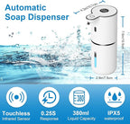 OHIFAST 2 Pack Automatic Foaming Soap Dispenser Touchless, USB Rechargeable - Image 2