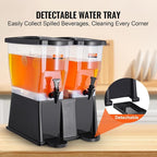 VEVOR Beverage Dispenser, 3 Gallon x 2 Drink Dispensers - Image 5