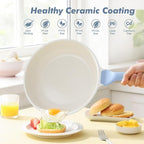 SENSARTE Nonstick Ceramic Frying Pan 12.5-Inch, Healthy Non Toxic Skillet - Image 3
