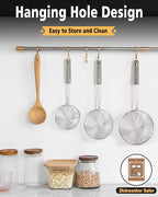Enhanced Version Stainless Steel Spider Strainer Skimmer Ladle, Pasta Strainer - Image 6