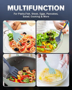 Silicone Flexible Long Handler, 11.6 Inch Heat Resistant Cooking Tool, Non - Image 5