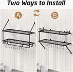 KES 30-Inch Kitchen Pot Rack - Image 8