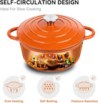 Miereirl 4.5 Quart Enameled Dutch Oven Pot - Image 5