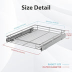 ZOINLIY Pull Out Cabinet Organizer, Versatile Slide Out Kitchen Organizers and - Image 4