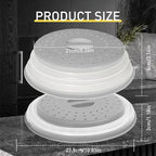 CasaCulina Collapsible Microwave Splatter Cover, Vented Microwave Lid - Image 2