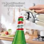 Safring Can Opener Manual, Handheld Strong Heavy Duty Stainless Steel Can Opener - Image 5