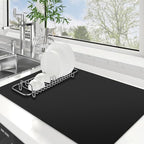 WISELIFE Dish Drying Mat Super Absorbent Drying Mat Large Dish Drying Mats by WiseLife