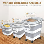 Komzon Rice Storage Container, Collapsible Airtight Food Storage Containers - Image 2