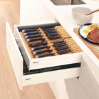 Utoplike In-drawer Knife Block Bamboo Kitchen Knife Drawer Organizer Large - Image 6