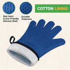 GEEKHOM BBQ Gloves Heat Resistant Oven Mitts - Image 6